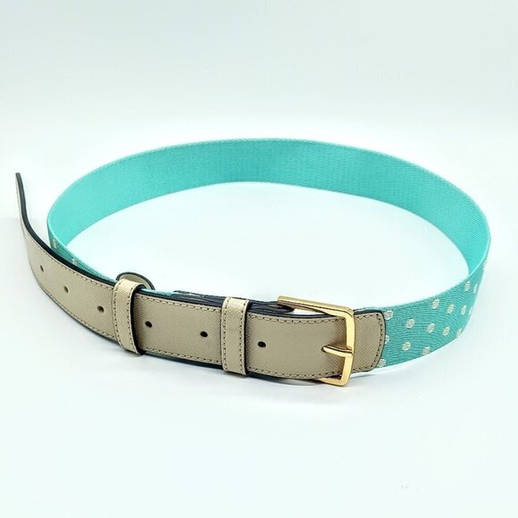 Marc Jacobs Polka Dot Canvas Belt - Picture 8 of 9